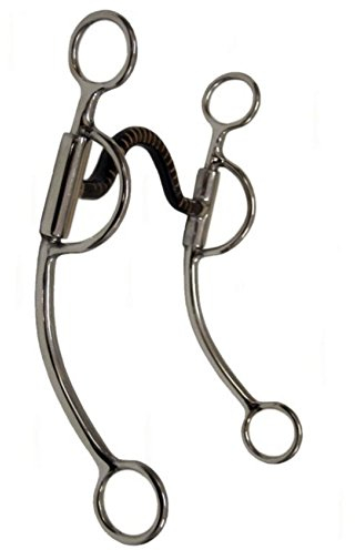 Westerngebiss Medium Port Bit Edelstahl Shanks