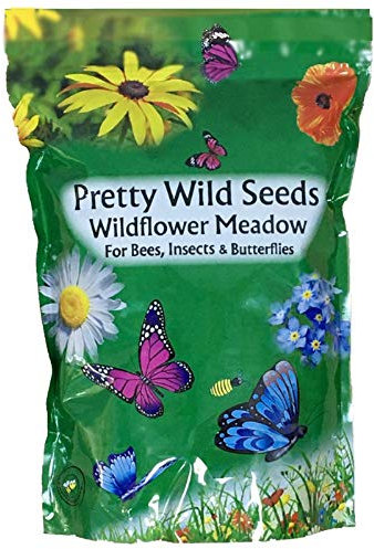 1kg Mixed Poppy & Cornflower Wildflower Meadow Plus 8 Species Meadow Grasses Pasture 1Kg Wholesale Bulk joblot Wild Flowers Mix 50 by PRETTY WILD SEEDS 70% Grasses 30% Wild Flower