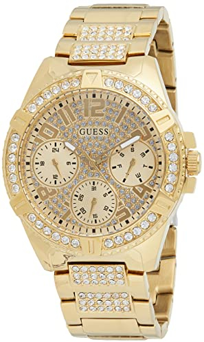 GUESS frontier orologio Donna Analogico Al quarzo con cinturino in Acciaio INOX placcato W1156L2