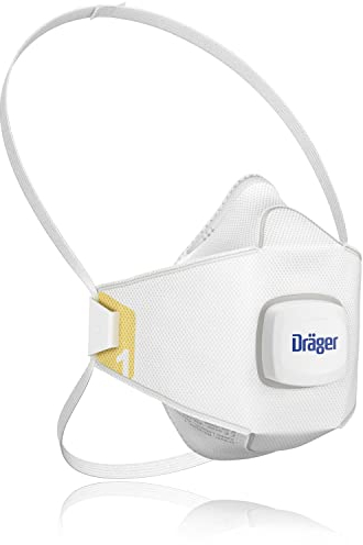 Dräger X-plore 1910 V, Staubmaske, Größen S/M/L, FFP1-Atemschutzmaske mit Ventil, Gr. S, 10 Stück