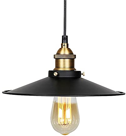 Mengjay E27 Retro Industrie Kronleuchter, AC 90-240V, Durchmesser 36cm, Hänge Pendelleuchten, nnenbeleuchtung,Deckenbeleuchtung Leitungslänge für Esszimmer, Wohnzimmer Restaurant Esstisch Café (36cm)