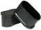 Flyshop Stuhlbeinkappen, PVC Schutzkappen, geruchlos, kratzfrei, oval 30 x 60 mm (3,0 x 6,0 cm), 8 Stück, Schwarz