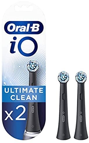 Oral-B - iO Ultimate Clean - 2 Bürstenköpfe - Schwarz - 1 Stück