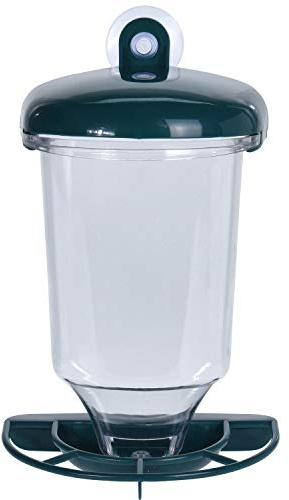 Pro Garden Vogelhaus mit Futterspender, 22 cm
