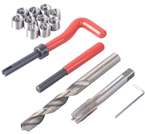 DAYUAN Thread Repair Kit M12x1.50mm Helicoil Restoring Thread Repair Tools Wire Insert Kit Compatible Hand Tool Set for Auto Repairing