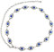 LumiSyne Cintura a Catena Per Donna Con Turchese, Concho In Metallo Western Retrò Regolabile, Nappe Oro Argento Per Vestito Pantalone Jeans