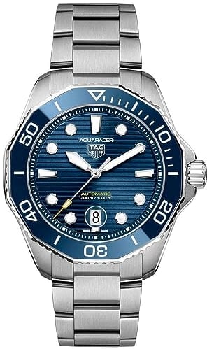 TAG Heuer orologio Aquaracer Professional 300 Calibre 5 43mm blu automatico acciaio WBP201B.BA0632
