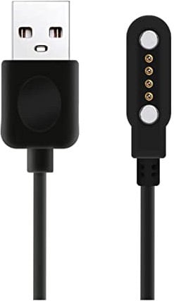 BaiWeiDun Smart Watch Charger Smartwatch Charging Cable 4 Pin Cord, Universal Magnetic Charger Contact pin spacing 7.62 mm