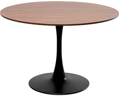 Kare Design - Table Noyer 110cm Pied Tulipe SCHICKERIA