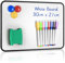 Dry Erase Whiteboards, A4 Size Small Double Sided White Boards, with Dry Erase Pens, Eraser, Magnets for School Home Office Classroom Students Drawing Writing - 30x21 cm