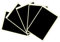 5 PCS Papier de Marquage de Gravure, 36x24CM Papier Couleur Laser,pour Machine de Marquage et de Gravure Laser,pour DIY Graver sur la Céramique et le Verre (Noir)