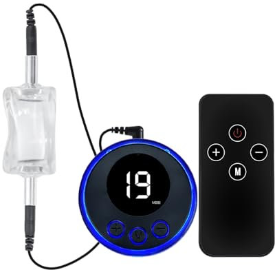 NAIXBTY SM Silikon Elektro Shock Hodensack Penisring Hodenring Elektrische Stimulator Massager Cockringe Penis Ring Bondage Reizstrom Geräte Erotik Sexspielzeug für Männer (StromschlagRing+Leitung)