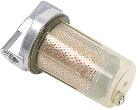 Filtro del Carburante Trasparente con Ottimo Filtraggio per Benzina, e Altro