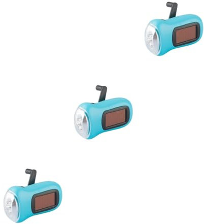 Angoily 3st Haushalts-taschenlampe Punktlicht Taschenlampen Taschenlampe Mit Solarenergie Solarcamping Wiederaufladbare Taschenlampe Led Gebührenpflichtig Abs Taschenlampe Licht