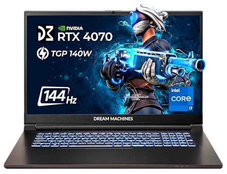 Dream Machines RG4050-17EU31 i7-14700HX/17.3”/RTX4050/FHD/144Hz/N7/1TB M.2 SSD/32 GB