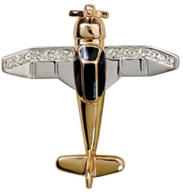 Broche élégante Mignon Petit Avion Broche Émail Couleur or Broches en Métal Broche Avion de Chasse Modèle Bijoux Broche Accessoire