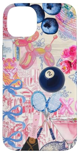 iPhone 14 Plus Cute Coquette Collage Scrapbook Preppy Aesthetic Case
