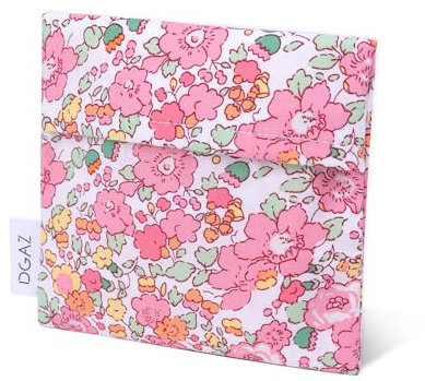 DGAZ Menstruationstasche, Mädchen Period Bag für Slipeinlagen/Menstruationstassen/Kleine Tampons, Tragbare Tamponhalter Tasche, Mini Make-up Tasche für Frauen (Betsy(Pink))