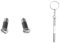 Replacement Screws for Holbrook Metal OO4123 Sunglasses Repair Kit (Set of 2),Screwdriver (Silver)