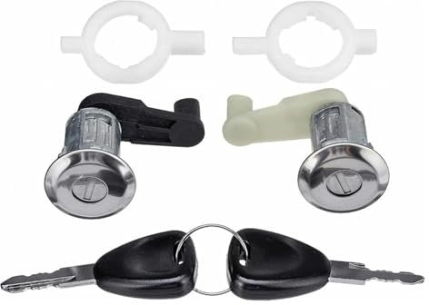 NEIGHBOBHOOD Back Tail Lock For R&enault For M&EGANE For Scenic For Clio For Master 7701468981 Left+Right Door Lock Barrel Cylinder With 2 Key