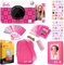 Kodak x Barbie Printomatic Sofortbildkamera – Geschenk-Bundle: Iconic Style + Barbie Kameratasche, Fotoalbum, Sticker, Hängerahmen, 50 Sticker & Zink-Papier (20 Blatt)