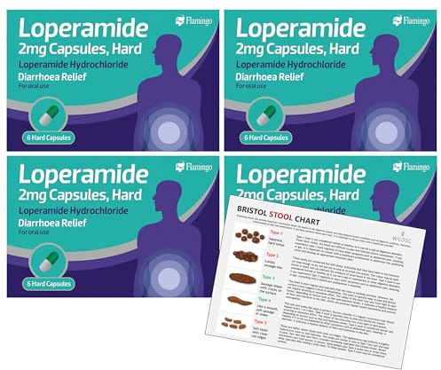 Acute Fast Acting Diarrhea Tablets for Adults | 4x6 Capsules |