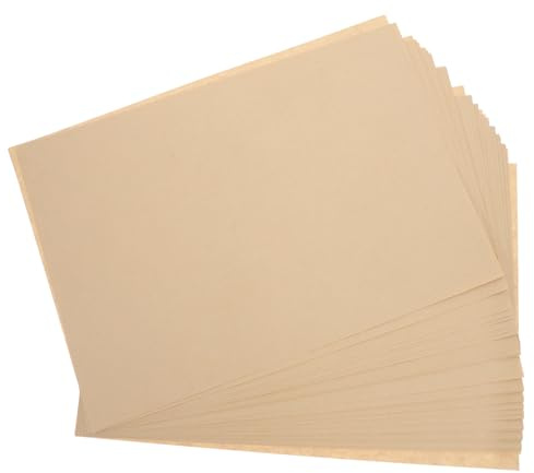 SHINEOFI 50stücke Pergamentpapier Vintage Papier Braunes Papier Schreibpapier Briefpapier Pergament-retro-papier Hellbraun Für Zertifikate Und Diplome