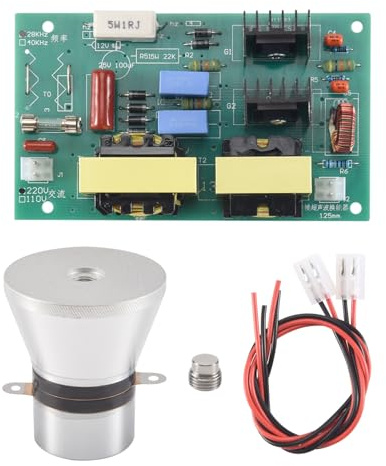 Rtxbvg 100W 28Khz Ultrasonic Cleaner For High Performance Cleaning Transducers + Power Driver Board 220Vac Ultrasonic Cleaning Parts