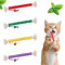 4 Pcs Cat Teeth Cleaning Kitten Teething cat nip Chewing Toy Rope,Filled Natural Catnip Stress Release Cotton Rope Toy,Catnip Toy Bite Rope for Teeth Cleaning,Indoor Cats,Cats Kitty（4 Color）