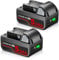 2 Pack 18V 5.0Ah M-18 Li-ion Battery Replacement for Milwaukee M-18 Battery Compatible with Milwaukee 18V 48-11-1866 48-11-1852 48-11-1850 48-11-1840 Tools