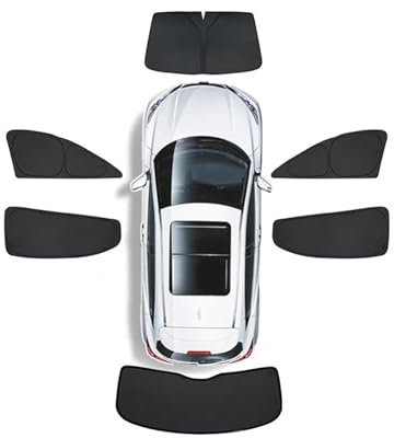 WBWBB Auto Sonnenschutz für Seitenfenster für BMW 5 Series Standard 1995-2003 E39, Verdunkelungsfolien für Seitenscheiben Vorne Hinten Schutz Seitenscheibe,6 PCS Full