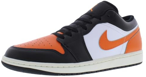 Air Jordan 1 Low Men's Shoes (Black/White/Sail/Starfish)