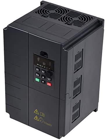 HELEVIA Convertisseur Inverseur Vectoriel à Fréquence Variable 15 KW 380 V, Contrôle du Moteur AC, surintensité, Surtension, avec Plusieurs Protections, Régulation Automatique de la