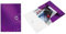 Leitz Eckspannermappe WOW - A4, PP, violett