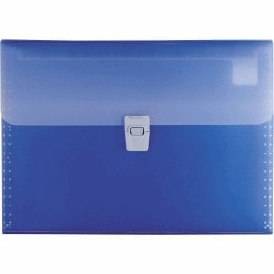Brunnen 6 x Fächermappe Fact! PP 10 Fächer blau