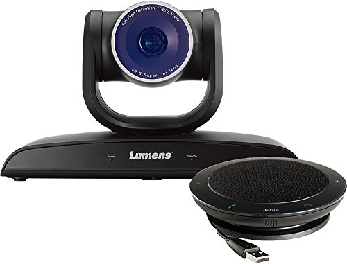 Lumens VC-B20UA USB 3.0 HD PTZ Camera with Speakerphone Kit, Equipped with a 1/2.8 Image Sensor, 5X Optical Zoom, Built-in Omni-Directional Microphone, Horizontal Viewing Angle 70°