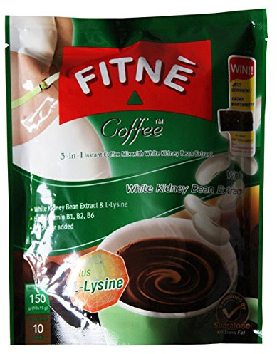 Fitne 3 in 1 Instant Coffee with White Kidney Bean Extract
