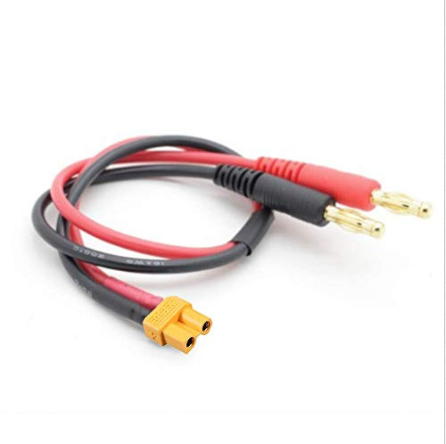 VUNIVERSUM Câble de charge de batterie Lipo de qualité supérieure - Fiche banane 4 mm vers prise femelle XT30 de Mr. Stecker Modellbau®