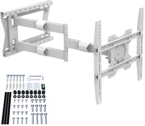 XTRARM TiTon Flex 80 cm, TV Wandhalterung schwenken, rotieren, neigen, 60kg, VESA max.400mm weiß