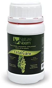 Huile de Neem soluble dans l'eau pour plantes - TotalCare - 250 ml - Certifié bio naturel