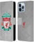 Head Case Designs Officially Licensed Liverpool Football Club White Geometric 1 Crest 1 Leather Book Wallet Case Cover Compatible With Apple iPhone 13 Pro Max