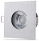 lambado® LED Spots für Badezimmer IP65 in Alu Gebürstet - Moderne Deckenstrahler/Einbaustrahler für Außen inkl. 230V 5W GU10 Strahler warmweiß - Hell & Sparsam