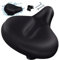 CDYWD Fahrradsattel Herren & Damen Bequem, Extra Breit Weich Gel Fahrrad Sattel, Ergonomisch Fahrradsitz, Universal Ersatz Gelsattel für Cityrad, Pendlerfahrrad, MTB, Mountainbike, Ebike, Heimtrainer