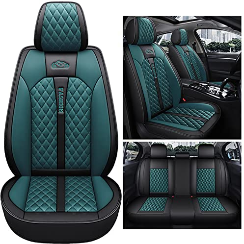 nenyan Autositzbezüge Komplett Set Universal | Schonbezüge für Nissan Qashqai J11 Qashqai J10 Juke X Trail T32 Skoda Octavia Kodiaq Octavia A7 Schne, Grüner Standard