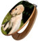 banjado Design WC Sitz Bambus Absenkautomatik 45,8x37,5cm / Toilettendeckel mit Absenkautomatik Holz/hochwertiger Bambus Klodeckel/WC-Sitz für gängigen Toiletten/Motiv Labrador