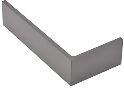 NINKA 2283.90 10111 Connect L-Element rechts Schubladenteiler klein für die offen Einteilung der Schublade, Kunststoff dunkelgrau, Silber, 200 mm