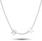 Silver Initial Name Necklace - Personalized Custom Necklace for Women - Letter Pendant with Customized Initials - Mother's Day Gift Idea (925 Sterling Silver)