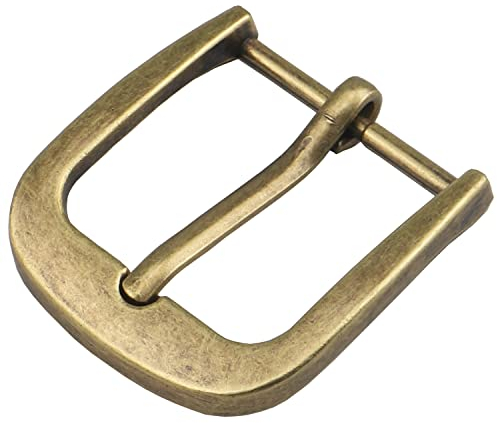 McFanBe Boucle de Ceinture 28 mm à 38 mm à une Broche Carrée Boucles de Ceinture pour Femmes et Hommes de Rechange en Cuir (30mm, Boucle23)