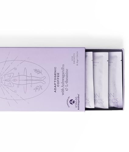 London Nootropics Zen Coffee - with Ashwagandha & L- theanine - 12 Sachets | Adaptogenic Coffee with KSM-66 Ashwagandha® & L-theanine. For those seeking a moment of calm and balance in their day.