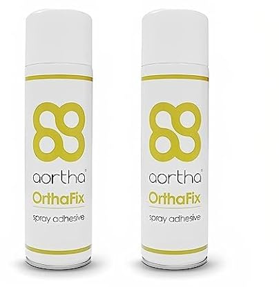 Orthafix Vinyl & Lino Spray Adhesive 500ml (2) | Carpet Glue, Spray Mount, Tile Adhesive, Floor and Fabric Adhesive, Contact Spray Glue